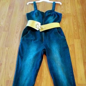 Chic Sexy Gorgeous Mebon Blue Jean Jumpsuit!
